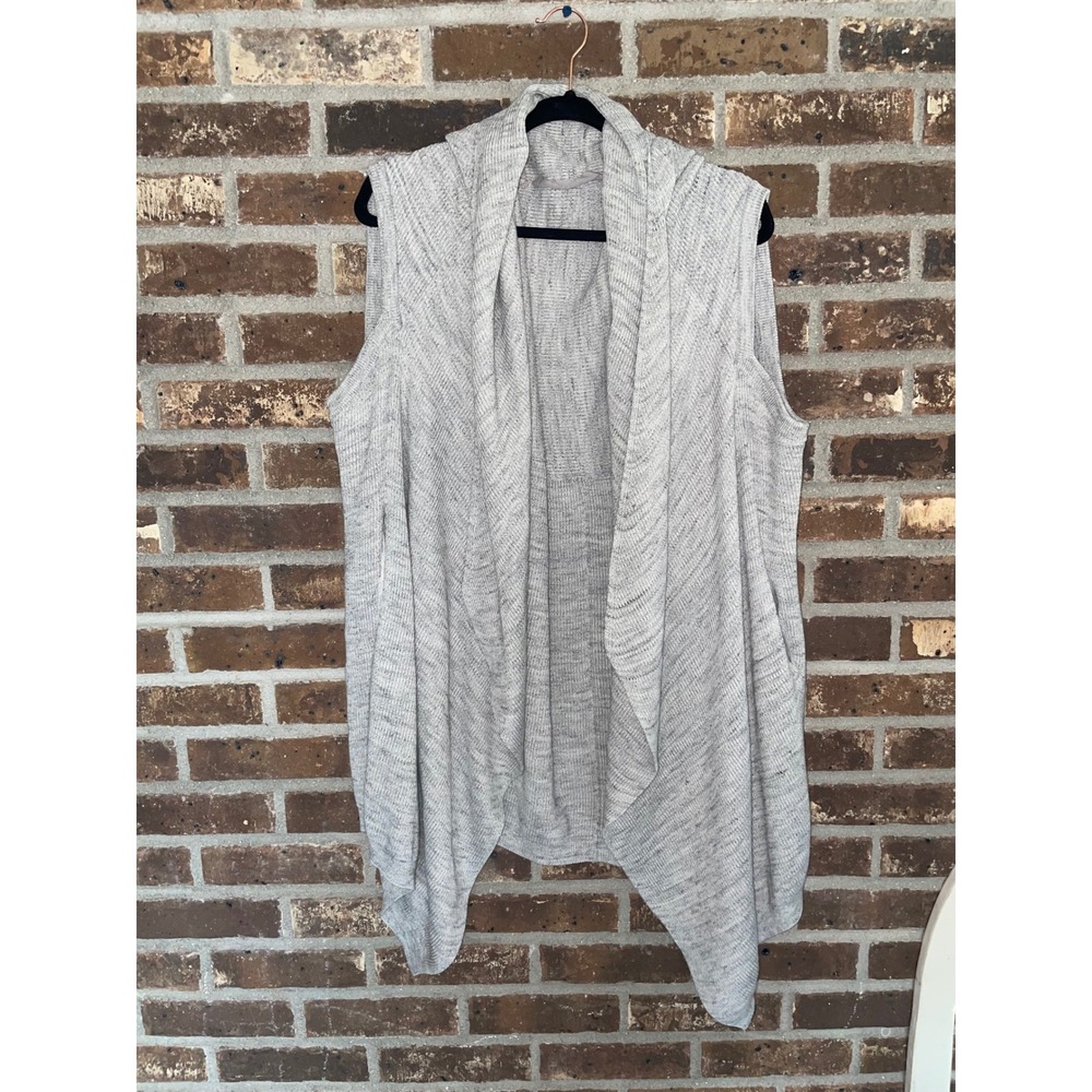 Athleta Cocoon Wrap Restful Open Front Sleeveless Cardigan